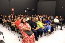 Lançamento do Programa PET - Saúde Digital do Campus de  Ananindeua. O lançamento aconteceu no auditório da Usina da Paz do Icuí-Guajará, na tarde da quinta-feira, 21. Foto: Sidney Oliveira/Ascom Uepa.