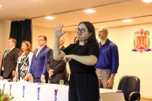 Cerimônia de recondução do diretor e posse do vice-diretor do Centro de Ciências Biológicas e da Saúde (CCBS), professores Emanuel Soares de Sousa e Smayk Sousa. Foto: Sidney Oliveira/Ascom Uepa