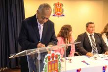 Cerimônia de recondução do diretor e posse do vice-diretor do Centro de Ciências Biológicas e da Saúde (CCBS), professores Emanuel Soares de Sousa e Smayk Sousa. Na foto, o professor Emanuel Soares de Sousa. Foto: Sidney Oliveira/Ascom Uepa