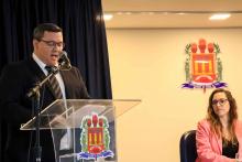 Cerimônia de recondução do diretor e posse do vice-diretor do Centro de Ciências Biológicas e da Saúde (CCBS), professores Emanuel Soares de Sousa e Smayk Sousa. Na foto, o professor Smayk Sousa. Foto: Sidney Oliveira/Ascom Uepa