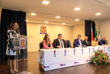 Cerimônia de recondução do diretor e posse do vice-diretor do Centro de Ciências Biológicas e da Saúde (CCBS), professores Emanuel Soares de Sousa e Smayk Sousa. Na foto, a vice-reitora, Ilma Pastana. Foto: Sidney Oliveira/Ascom Uepa