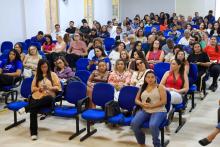 Cerimônia de recondução do diretor e posse do vice-diretor do Centro de Ciências Biológicas e da Saúde (CCBS), professores Emanuel Soares de Sousa e Smayk Sousa. Foto: Sidney Oliveira/Ascom Uepa