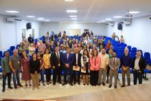 Cerimônia de recondução do diretor e posse do vice-diretor do Centro de Ciências Biológicas e da Saúde (CCBS), professores Emanuel Soares de Sousa e Smayk Sousa. Foto: Sidney Oliveira/Ascom Uepa