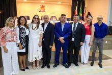 Cerimônia de recondução do diretor e posse do vice-diretor do Centro de Ciências Biológicas e da Saúde (CCBS), professores Emanuel Soares de Sousa e Smayk Sousa. Foto: Sidney Oliveira/Ascom Uepa