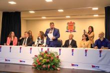 Cerimônia de recondução do diretor e posse do vice-diretor do Centro de Ciências Biológicas e da Saúde (CCBS), professores Emanuel Soares de Sousa e Smayk Sousa. Foto: Sidney Oliveira/Ascom Uepa