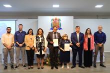 Foi realizada na manhã de hoje, a cerimônia de posse do professor Frederico  Bicalho e da professora Edina Fialho aos cargos de diretor e vice-diretora, respectivamente do Centro de Ciências Sociais e Educação (CCSE). Na foto, o reitor Clay Chagas, a vice-reitora, Ilma Pastana e os pró -reitores com os novos diretores do ccse. Foto: Sidney Oliveira/Ascom Uepa