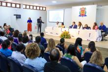Foi realizada na manhã de hoje, a cerimônia de posse do professor Frederico  Bicalho e da professora Edina Fialho aos cargos de diretor e vice-diretora, respectivamente do Centro de Ciências Sociais e Educação (CCSE). Na foto, a professor Frederico Bicalho. Foto: Sidney Oliveira/Ascom Uepa
