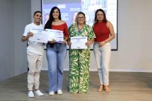 Na noite de ontem, segunda - feira, 9, foi celebrada a entrega da premiação do melhor TCC 2024, no auditório Paulo Freire do Centro de Ciências Sociais e Educação (CCSE). Foto: Sidney Oliveira/Ascom Uepa.