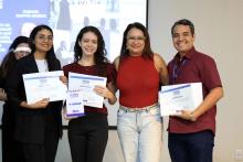 Na noite de ontem, segunda - feira, 9, foi celebrada a entrega da premiação do melhor TCC 2024, no auditório Paulo Freire do Centro de Ciências Sociais e Educação (CCSE). Foto: Sidney Oliveira/Ascom Uepa.