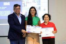 Na noite de ontem, segunda - feira, 9, foi celebrada a entrega da premiação do melhor TCC 2024, no auditório Paulo Freire do Centro de Ciências Sociais e Educação (CCSE). Foto: Sidney Oliveira/Ascom Uepa.