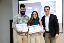 Na noite de ontem, segunda - feira, 9, foi celebrada a entrega da premiação do melhor TCC 2024, no auditório Paulo Freire do Centro de Ciências Sociais e Educação (CCSE). Foto: Sidney Oliveira/Ascom Uepa.