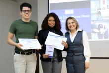 Na noite de ontem, segunda - feira, 9, foi celebrada a entrega da premiação do melhor TCC 2024, no auditório Paulo Freire do Centro de Ciências Sociais e Educação (CCSE). Foto: Sidney Oliveira/Ascom Uepa.