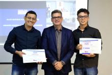 Na noite de ontem, segunda - feira, 9, foi celebrada a entrega da premiação do melhor TCC 2024, no auditório Paulo Freire do Centro de Ciências Sociais e Educação (CCSE). Foto: Sidney Oliveira/Ascom Uepa.