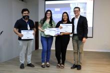 Na noite de ontem, segunda - feira, 9, foi celebrada a entrega da premiação do melhor TCC 2024, no auditório Paulo Freire do Centro de Ciências Sociais e Educação (CCSE). Foto: Sidney Oliveira/Ascom Uepa.