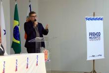 Na noite de ontem, segunda - feira, 9, foi celebrada a entrega da premiação do melhor TCC 2024, no auditório Paulo Freire do Centro de Ciências Sociais e Educação (CCSE). Foto: Sidney Oliveira/Ascom Uepa.