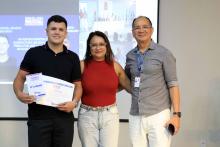 Na noite de ontem, segunda - feira, 9, foi celebrada a entrega da premiação do melhor TCC 2024, no auditório Paulo Freire do Centro de Ciências Sociais e Educação (CCSE). Foto: Sidney Oliveira/Ascom Uepa.