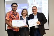 Na noite de ontem, segunda - feira, 9, foi celebrada a entrega da premiação do melhor TCC 2024, no auditório Paulo Freire do Centro de Ciências Sociais e Educação (CCSE). Foto: Sidney Oliveira/Ascom Uepa.