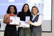 Na noite de ontem, segunda - feira, 9, foi celebrada a entrega da premiação do melhor TCC 2024, no auditório Paulo Freire do Centro de Ciências Sociais e Educação (CCSE). Foto: Sidney Oliveira/Ascom Uepa.