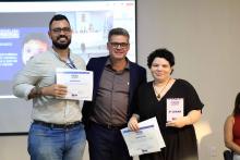 Na noite de ontem, segunda - feira, 9, foi celebrada a entrega da premiação do melhor TCC 2024, no auditório Paulo Freire do Centro de Ciências Sociais e Educação (CCSE). Foto: Sidney Oliveira/Ascom Uepa.