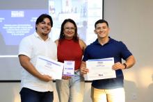 Na noite de ontem, segunda - feira, 9, foi celebrada a entrega da premiação do melhor TCC 2024, no auditório Paulo Freire do Centro de Ciências Sociais e Educação (CCSE). Foto: Sidney Oliveira/Ascom Uepa.
