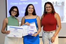 Na noite de ontem, segunda - feira, 9, foi celebrada a entrega da premiação do melhor TCC 2024, no auditório Paulo Freire do Centro de Ciências Sociais e Educação (CCSE). Foto: Sidney Oliveira/Ascom Uepa.