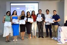 Na noite de ontem, segunda - feira, 9, foi celebrada a entrega da premiação do melhor TCC 2024, no auditório Paulo Freire do Centro de Ciências Sociais e Educação (CCSE). Foto: Sidney Oliveira/Ascom Uepa.