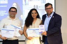 Na noite de ontem, segunda - feira, 9, foi celebrada a entrega da premiação do melhor TCC 2024, no auditório Paulo Freire do Centro de Ciências Sociais e Educação (CCSE). Foto: Sidney Oliveira/Ascom Uepa.