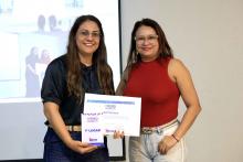 Na noite de ontem, segunda - feira, 9, foi celebrada a entrega da premiação do melhor TCC 2024, no auditório Paulo Freire do Centro de Ciências Sociais e Educação (CCSE). Foto: Sidney Oliveira/Ascom Uepa.