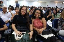 Na noite de ontem, segunda - feira, 9, foi celebrada a entrega da premiação do melhor TCC 2024, no auditório Paulo Freire do Centro de Ciências Sociais e Educação (CCSE). Foto: Sidney Oliveira/Ascom Uepa.