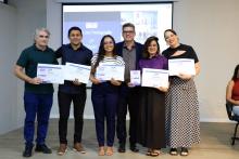 Na noite de ontem, segunda - feira, 9, foi celebrada a entrega da premiação do melhor TCC 2024, no auditório Paulo Freire do Centro de Ciências Sociais e Educação (CCSE). Foto: Sidney Oliveira/Ascom Uepa.