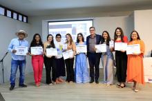 Na noite de ontem, segunda - feira, 9, foi celebrada a entrega da premiação do melhor TCC 2024, no auditório Paulo Freire do Centro de Ciências Sociais e Educação (CCSE). Foto: Sidney Oliveira/Ascom Uepa.