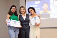 Na noite de ontem, segunda - feira, 9, foi celebrada a entrega da premiação do melhor TCC 2024, no auditório Paulo Freire do Centro de Ciências Sociais e Educação (CCSE). Foto: Sidney Oliveira/Ascom Uepa.