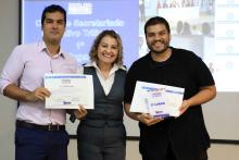 Na noite de ontem, segunda - feira, 9, foi celebrada a entrega da premiação do melhor TCC 2024, no auditório Paulo Freire do Centro de Ciências Sociais e Educação (CCSE). Foto: Sidney Oliveira/Ascom Uepa.