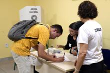 Entre os eleitores aptos ao voto, 8.849 compareceram a uma das 190 seções eleitorais distribuídas entre Belém e mais de 50 municípios pelo estado do Pará, onde a Uepa tem campi ou oferta algum curso de graduação, por meio de programas especiais, ou pós-graduação. Foto: Sidney Oliveira/Ascom Uepa.