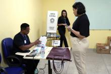Entre os eleitores aptos ao voto, 8.849 compareceram a uma das 190 seções eleitorais distribuídas entre Belém e mais de 50 municípios pelo estado do Pará, onde a Uepa tem campi ou oferta algum curso de graduação, por meio de programas especiais, ou pós-graduação. Foto: Sidney Oliveira/Ascom Uepa.