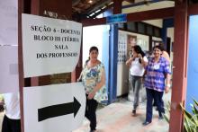 Entre os eleitores aptos ao voto, 8.849 compareceram a uma das 190 seções eleitorais distribuídas entre Belém e mais de 50 municípios pelo estado do Pará, onde a Uepa tem campi ou oferta algum curso de graduação, por meio de programas especiais, ou pós-graduação. Foto: Sidney Oliveira/Ascom Uepa.