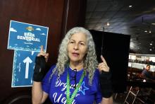 A professora Scheilla Abbud, diretora da Diretoria de Inclusão e Políticas Estudantis (Dinpes). Foto: Sidney Oliveira/Ascom Uepa.