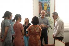 No dia 25 de março, o Reitor em exercício Prof. Carlos Capela, o Vice-Reitor em exercício Prof. Jofre Jacob e o Coordenador de Relações Internacionais Prof. André Diniz, receberam a equipe do Instituto Confúcio da Uepa composta pela Diretora chinesa Sun King e pelo Diretor Antônio Braga para recepcionar os novos professores chineses que atuarão durante o ano letivo de 2025. Foto: Paula Hoyos/Ascom Uepa