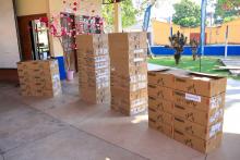 O reitor da Uepa, Clay Anderson Nunes Chagas, visitou o campus XV de Redenção, reuniu com servidores e alunos, e na ocasião também entregou novos equipamentos em cumprimprimento de sua agenda ao campus. Foto: Sidney Oliveira/Ascom Uepa.