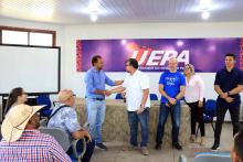 O reitor da Uepa, Clay Anderson Nunes Chagas, visitou o campus XV de Redenção, reuniu com servidores e alunos, e na ocasião também entregou novos equipamentos em cumprimprimento de sua agenda ao campus. Foto: Sidney Oliveira/Ascom Uepa.