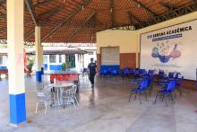 O reitor da Uepa, Clay Anderson Nunes Chagas, visitou o campus XV de Redenção, reuniu com servidores e alunos, e na ocasião também entregou novos equipamentos em cumprimprimento de sua agenda ao campus. Foto: Sidney Oliveira/Ascom Uepa.