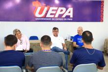 O reitor da Uepa, Clay Anderson Nunes Chagas, visitou o campus XV de Redenção, reuniu com servidores e alunos, e na ocasião também entregou novos equipamentos em cumprimprimento de sua agenda ao campus. Foto: Sidney Oliveira/Ascom Uepa.