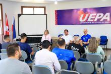 O reitor da Uepa, Clay Anderson Nunes Chagas, visitou o campus XV de Redenção, reuniu com servidores e alunos, e na ocasião também entregou novos equipamentos em cumprimprimento de sua agenda ao campus. Foto: Sidney Oliveira/Ascom Uepa.