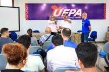 O reitor da Uepa, Clay Anderson Nunes Chagas, visitou o campus XV de Redenção, reuniu com servidores e alunos, e na ocasião também entregou novos equipamentos em cumprimprimento de sua agenda ao campus. Foto: Sidney Oliveira/Ascom Uepa.
