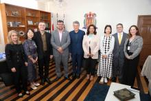 Reitor Clay Chagas, recebe o Conselheiro de educação da China no Brasil  - Foto -Sidney Oliveira /Ascom Uepa