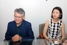 Reitor Clay Chagas, recebe o Conselheiro de educação da China no Brasil  - Foto -Sidney Oliveira /Ascom Uepa