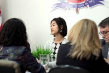 Reitor Clay Chagas, recebe o Conselheiro de educação da China no Brasil  - Foto -Sidney Oliveira /Ascom Uepa