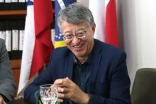 Reitor Clay Chagas, recebe o Conselheiro de educação da China no Brasil  - Foto -Sidney Oliveira /Ascom Uepa