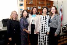 Reitor Clay Chagas, recebe o Conselheiro de educação da China no Brasil  - Foto -Sidney Oliveira /Ascom Uepa