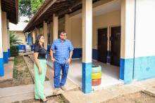 O reitor Clay Anderson Nunes Chagas, visitou o campus XVlll de Cametá e reuniu com servidores e alunos, na sexta-feira, 18. Foto: Sidney Oliveira/Ascom Uepa.